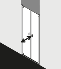 Kermi douchescherm RAYA RAPTDL