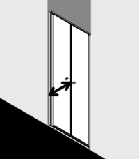 Kermi shower enclosure, NOVA 2000 N2PTD