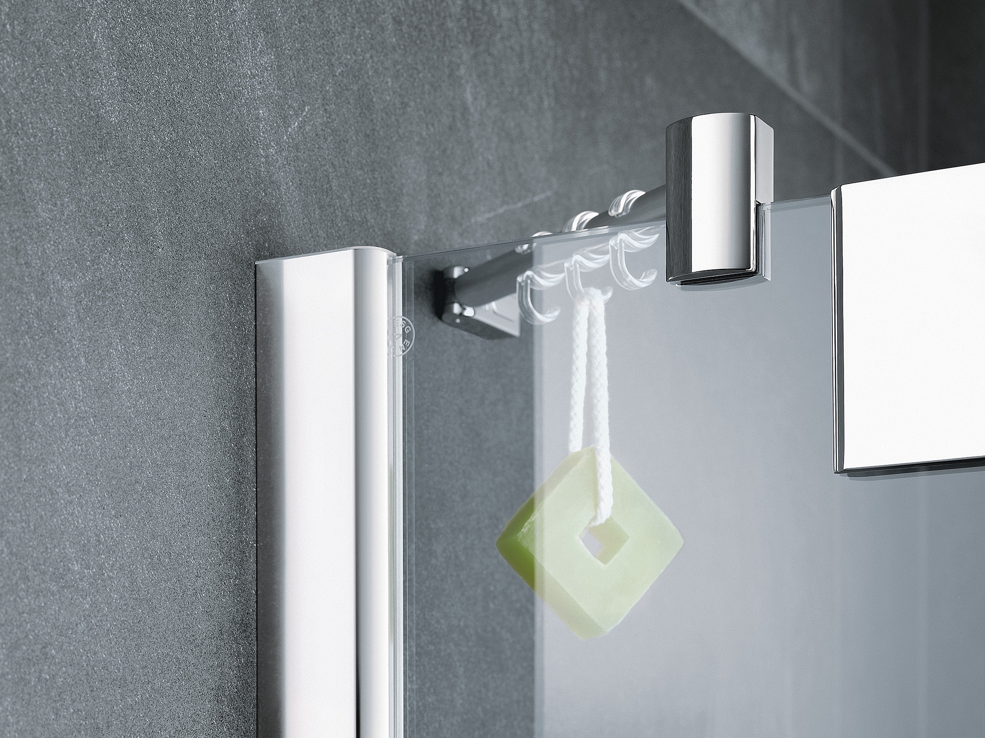 Kermi beslag-douchescherm PASA XP stabilisatie