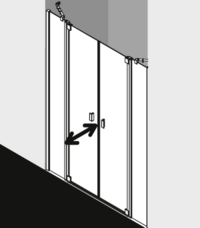 Kermi douchescherm RAYA RAPTF