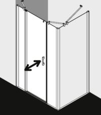 Kermi Duschkabine PEGA PE1AL TWOR