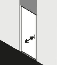 Kermi douchescherm CADA XS CC1WL