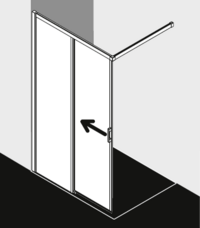 Kermi douchescherm LIGA LIJ2L
