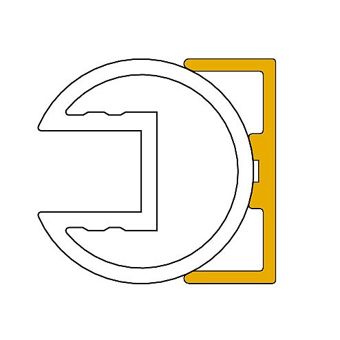 Exécution spéciale Kermi avec support de plafond via EXTRA