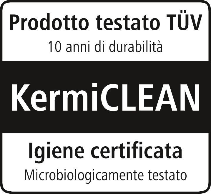 Kermi CLEAN Rivestimento di facile manutenzione per vetro