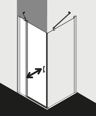 Kermi douchescherm CADA XS CC1NL TWR