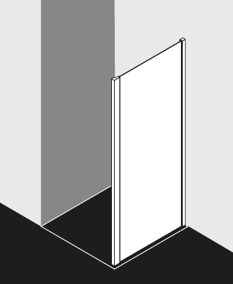 Kermi douchescherm CADA XS CCTWDR