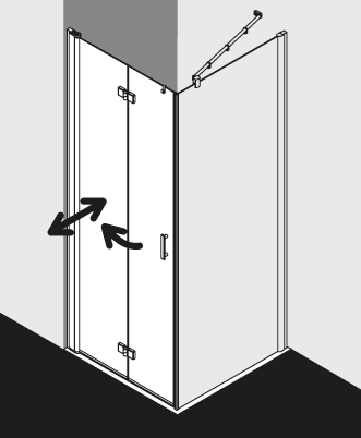 Kermi Duschkabine DIGA DI2SL TWD