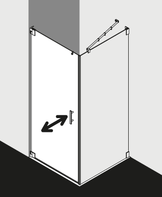 Paroi de douche Kermi FILIA FI1TWL TWD