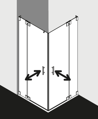 Kermi shower enclosure, FILIA FIEPL EPR