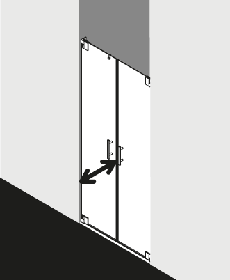 Paroi de douche Kermi FILIA FIPTDL