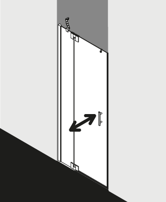 Kermi douchescherm FILIA XP FX1TL