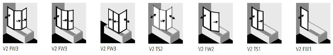 Kermi Befestigungsmöglichkeit Kleben KermiGLUE verfügbare Bauformen VARIO 2000