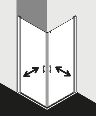 Kermi Duschkabine LIGA LI1EL 1ER