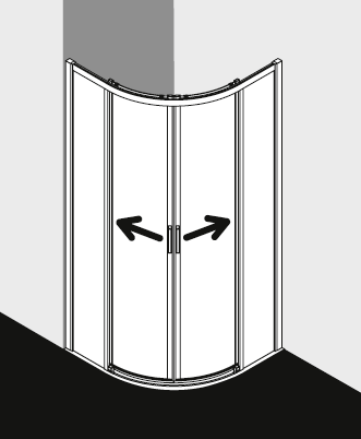 Kermi Duschkabine LIGA LIC55