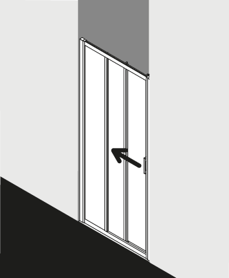 Paroi de douche Kermi LIGA LIG3L