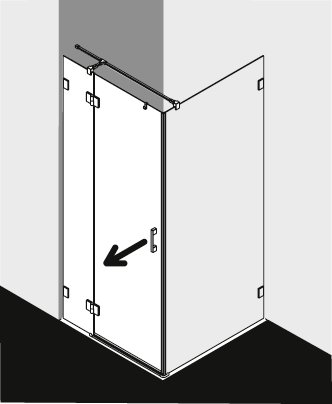 Kermi Duschkabine LIGA LISFWL TWB