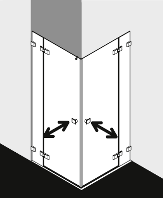 Kermi shower enclosure, MENA MEEOL EOR