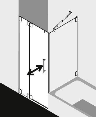 Kermi shower enclosure, PASA PA1FVL TVD