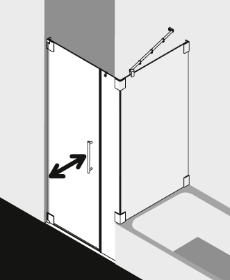 Kermi shower enclosure, PASA PA1GVL TVD