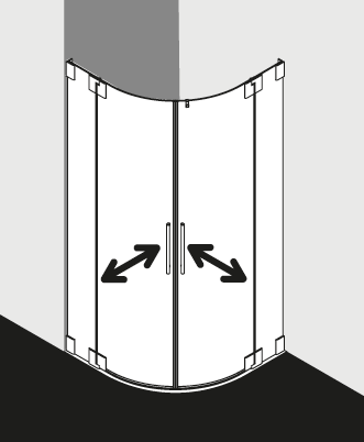 Kermi shower enclosure, PASA PAPRD