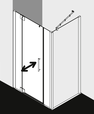 Kermi Duschkabine PASA XP PX1GL PXUWD