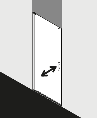 Kermi douchescherm PEGA PE1WL