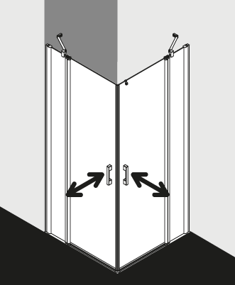 Kermi Duschkabine PEGA PEEPL EPR