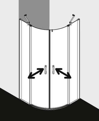 Kermi Duschkabine PEGA PEP55