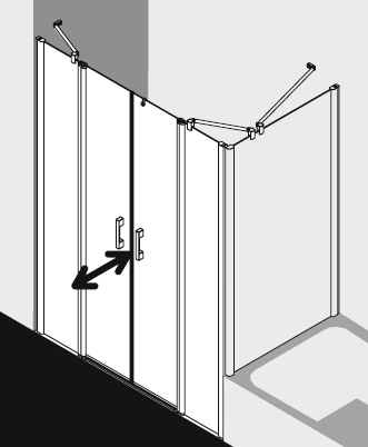 Kermi Duschkabine PEGA PEPTF TVDR