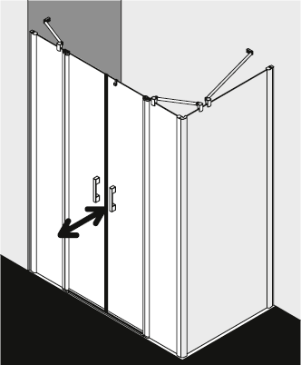 Kermi Duschkabine PEGA PEPTF TWDR