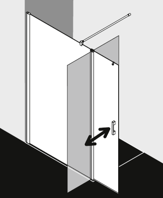 Kermi douchescherm PEGA PETFL