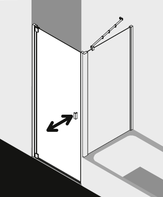 Kermi Duschkabine RAYA RA1WL TVD