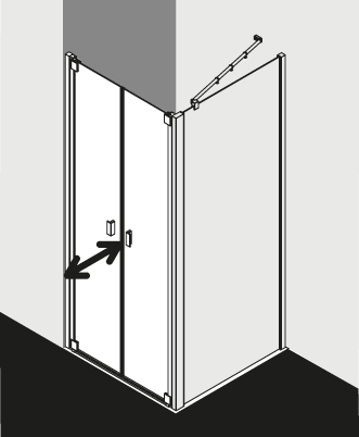 Kermi Duschkabine RAYA RAPTDL TWD