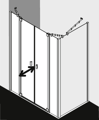 Kermi Duschkabine RAYA RAPTF TWDR