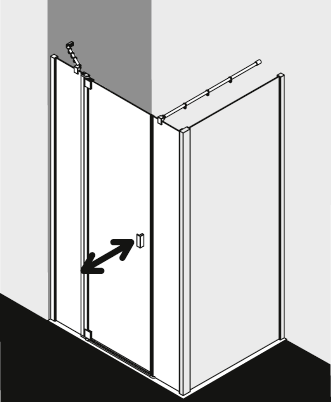 Kermi Duschkabine RAYA RA1AL TWD