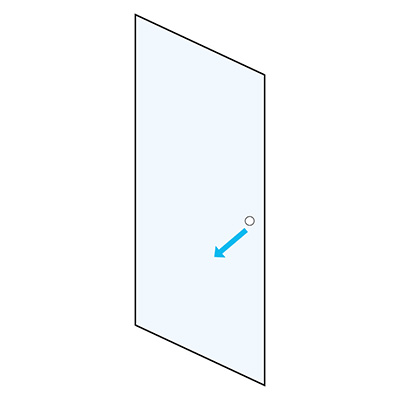 Kermi Porte Battante de douche