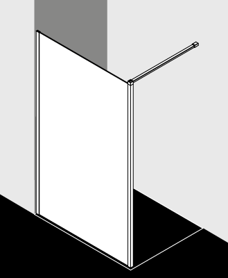 Kermi douchescherm WALK-IN XB WDL