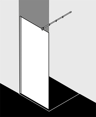 Kermi douchescherm – WALK-IN XB WIWL